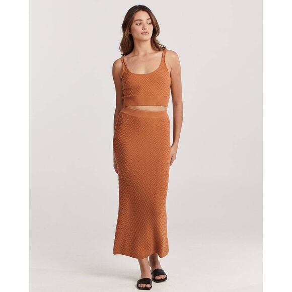 NWT Charlie Holiday Grace Knit Set Sundial Brown-Size 6 - Picture 2 of 12